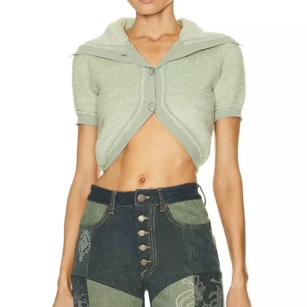 Jacquemus Le Cardigan Campana Light Green FR 42
